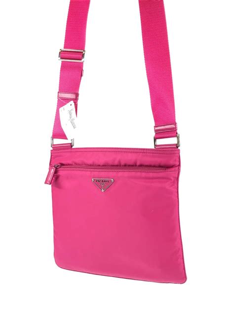 prada pink nylon belt bag|Prada nylon waist bags.